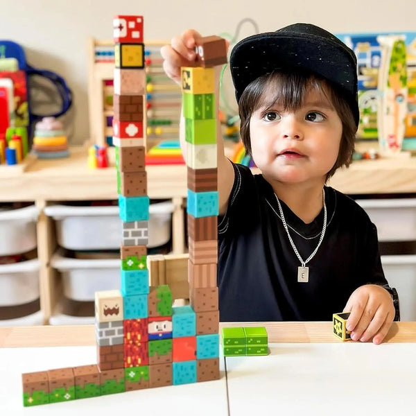 Bloques de Construcción Magnéticos para Niños