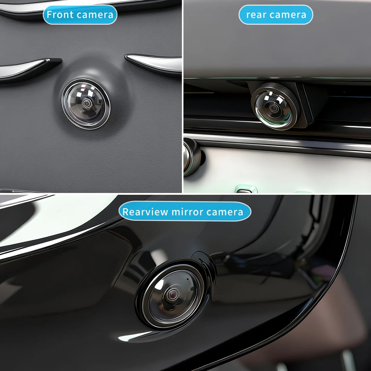 Universal 360° Car Camera Lens Protective Cover