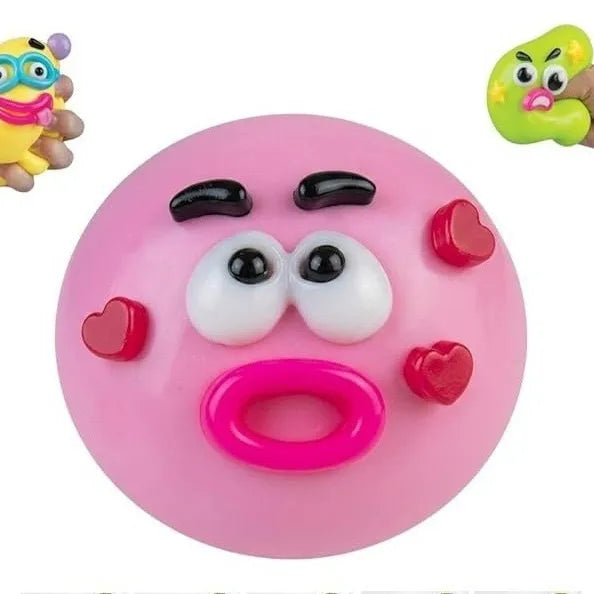 Squishy Dog Face Swap Toy – Soft, Moldable Stress Relief