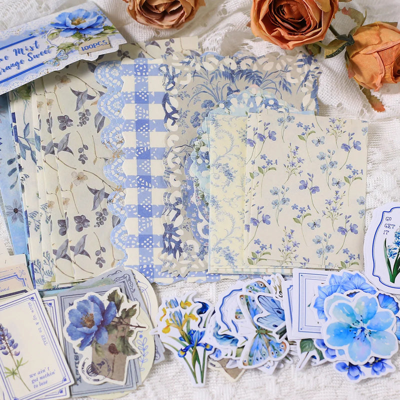 Vintage Scrapbooking Paper Stickers