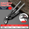 Quick-Release Water Pump Pliers with Adjustable Grip