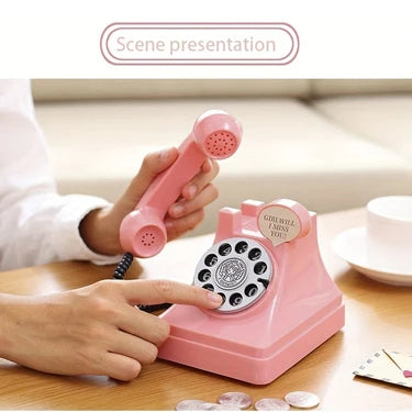 Retro Rotary Phone Money Jar – Vintage-Style Savings Bank and Decorative Storage