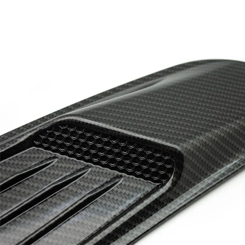 Ford Mustang Hood Air Outlet Vents - ABS Carbon Look