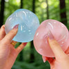 Blue Coconut Oil Moldable Squeeze Ball for Stress Relief