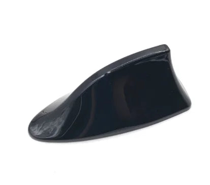 Black universal car shark fin antenna cover with FM/AM signal enhancement