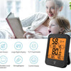 Digital Temperature and Humidity Monitor with Stand, Magnet, and Wall Mount