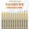 Manga Fineliner Pen Set for Sketching and Drawing