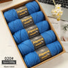 Chunky Alpaca Wool Knitting Yarn – 500g Multi-Color Set for Cozy Winter Projects