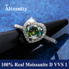 Adjustable Moissanite Ring with Tension Setting