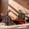 Antique Metal Turtle Incense Holder – Decorative Candle & Stick Holder