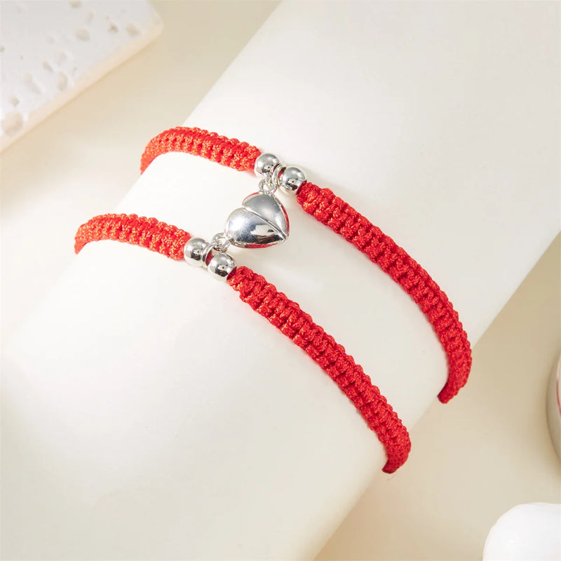 Magnetic Heart Couple Bracelets