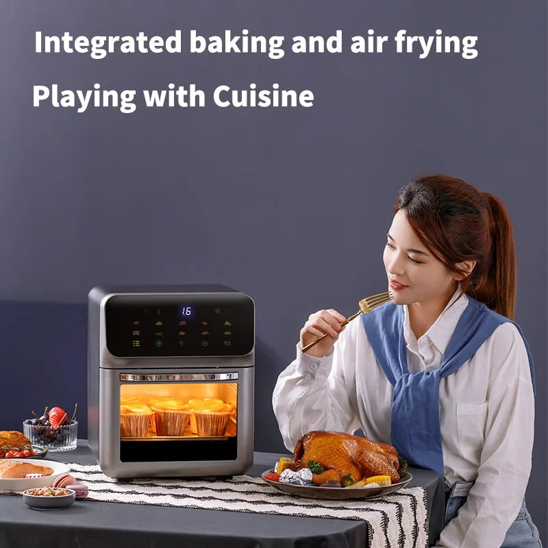 10L Digital Air Fryer Oven with Viewing Window