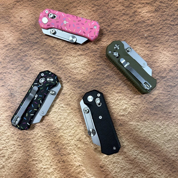Pocket Folding Utility Knife with SK5 Steel Blade