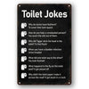 Vintage Metal Bathroom Sign - "This Is A Bathroom, Not An Internet Cafe"