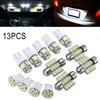 LED Car Interior Light Bulb Set (42-Piece) – 6000K White