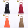Stain-Resistant Kitchen Apron with Front Pocket