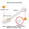 Adjustable Child Safety Cabinet Locks with Adhesive Strips