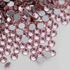 Red Glass Flatback Rhinestones - Multi-Color Glitter Round Crystals for DIY Crafts