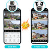 Tri-Lens PTZ WiFi Security Camera with Auto-Tracking