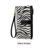 Vintage RFID-Blocking Long Wallet with Wristlet Strap