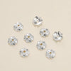 Decorative Flower Bead Caps for Jewelry Making – 50 Pack