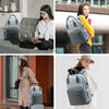 Women's Nylon Waterproof Casual Backpack with USB Port, Fits 15.6 Inch Laptop
