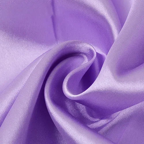 Premium Solid Satin Fabric by the Meter