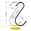 Stainless Steel S Hooks for Kitchen, Bathroom & Organizing
