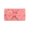 Baby Girl Cotton Headbands with Bows (Set of 3, 4, 6, or 12)