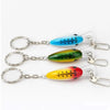 3-Pack Realistic Fishing Lure Keychains