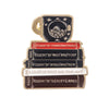 Just One More Chapter Enamel Pin for Book Lovers