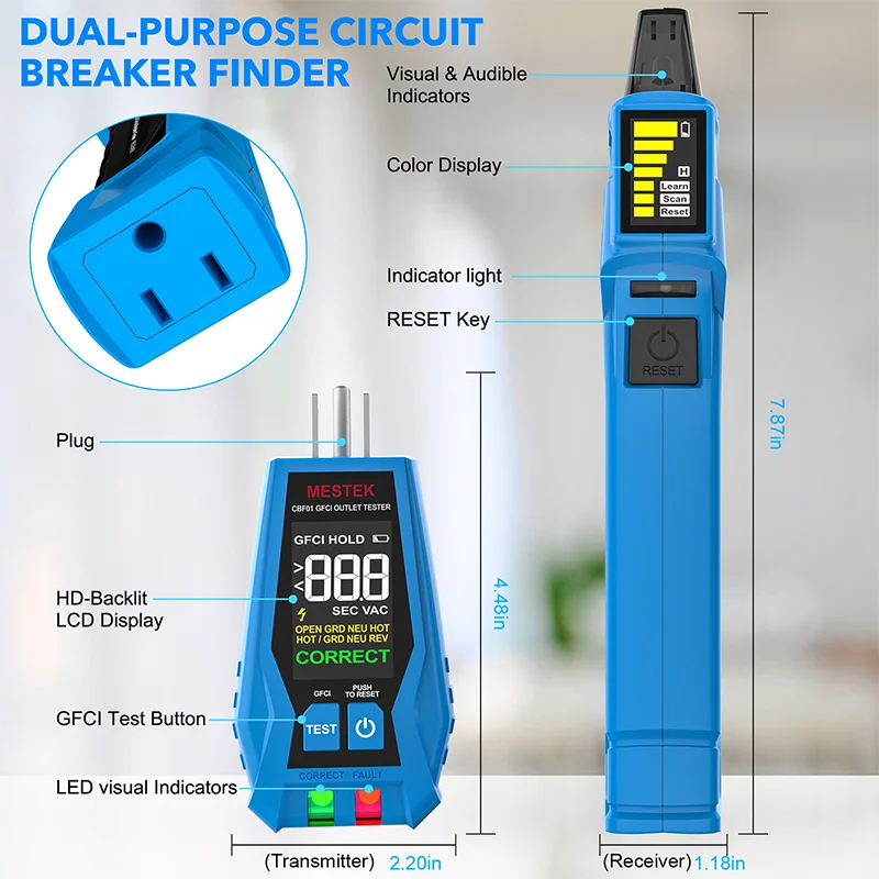 Circuit Breaker Finder & GFCI Outlet Tester