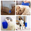 Corner-Mounted Cat Scratcher & Grooming Brush