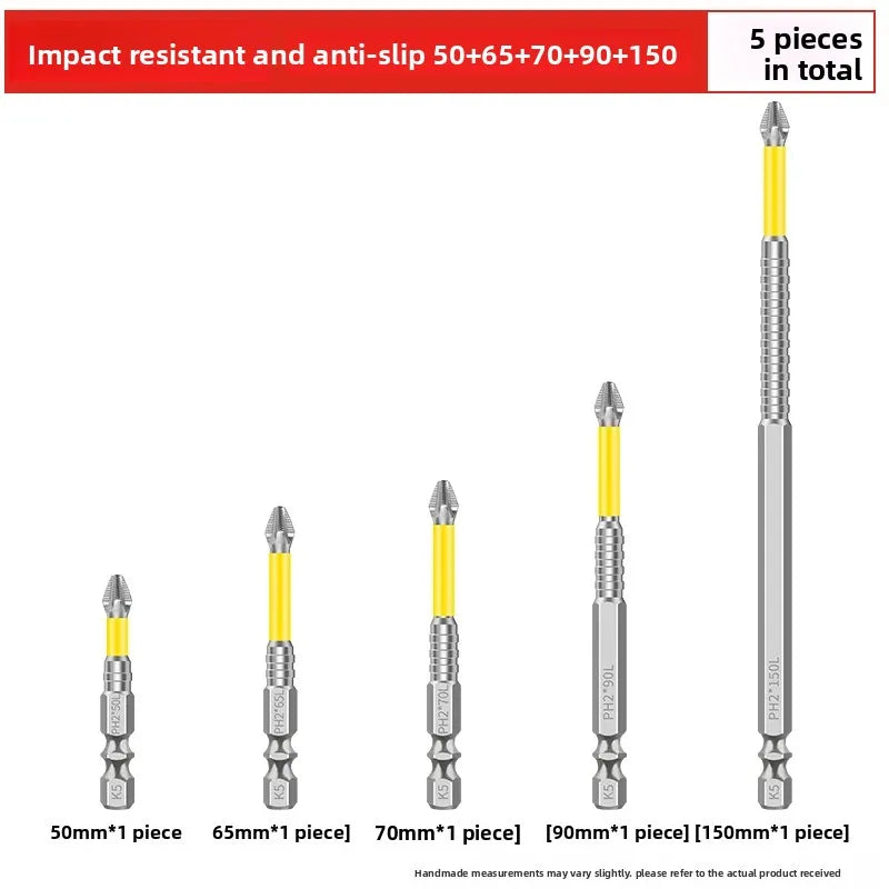 High-Torque Magnetic Screwdriver Set with Non-Slip Grip