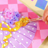 Rainbow Paper Puncture Painting Craft Kit for Kids