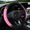 Rhinestone PU Leather Steering Wheel Cover