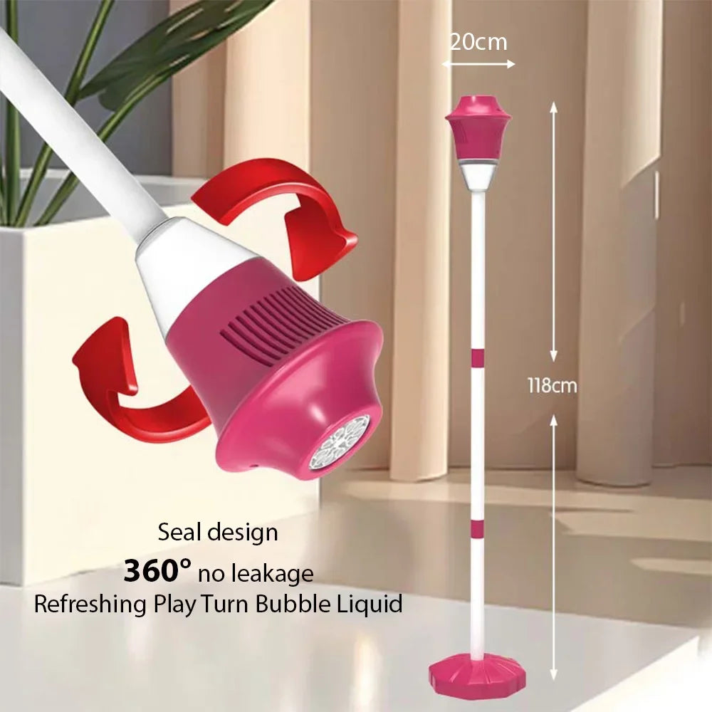 Stand Bubble Machine with Lights & Music for Outdoor Events