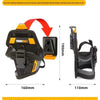 Small electric drill set featuring exquisite stitching, thickened and wear-resistant components, and heavy-duty rivet reinfor