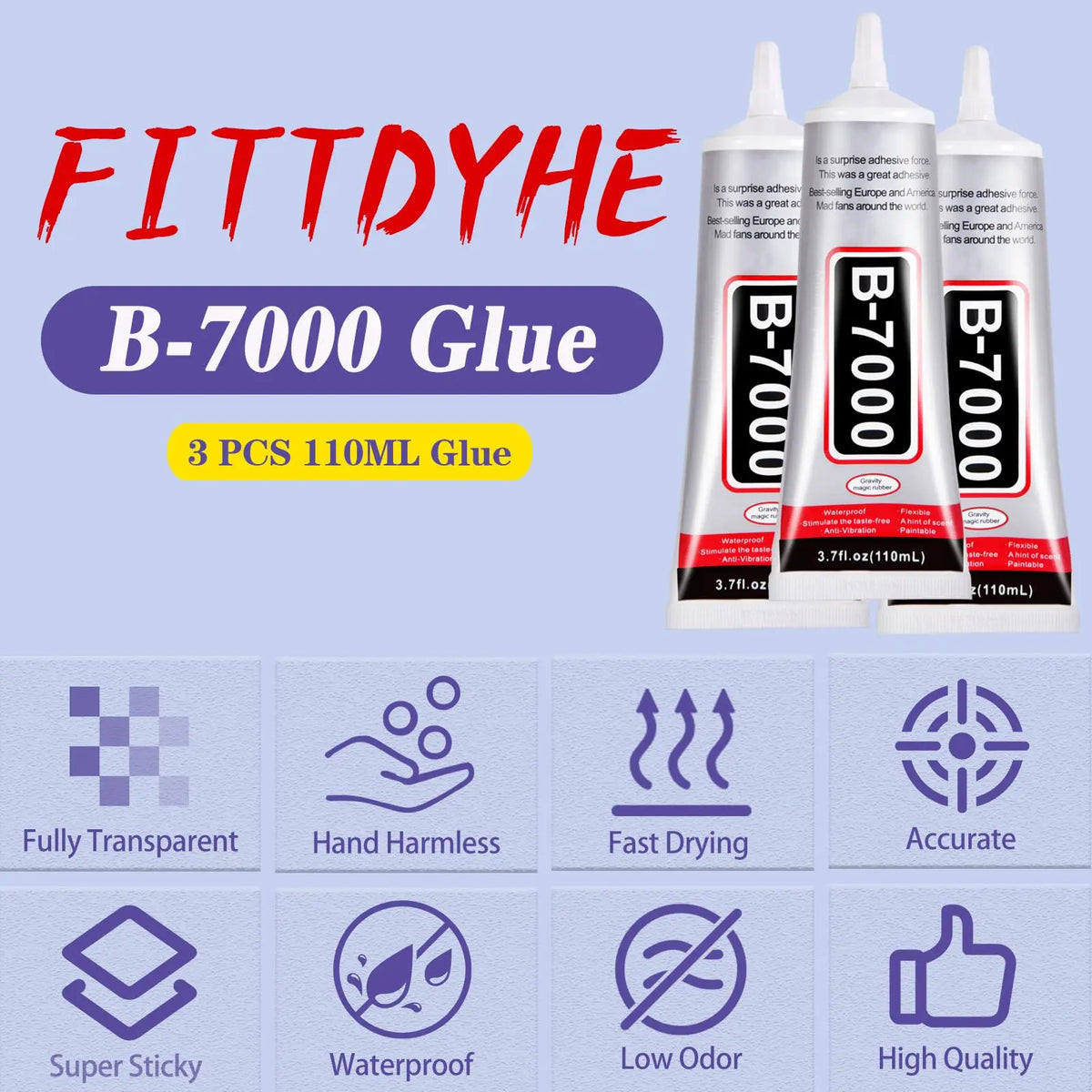 Premium Clear Jewelry Glue for Stones, Gems & Repairs