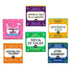 A collection of five colorful Spanish card games for parties and families