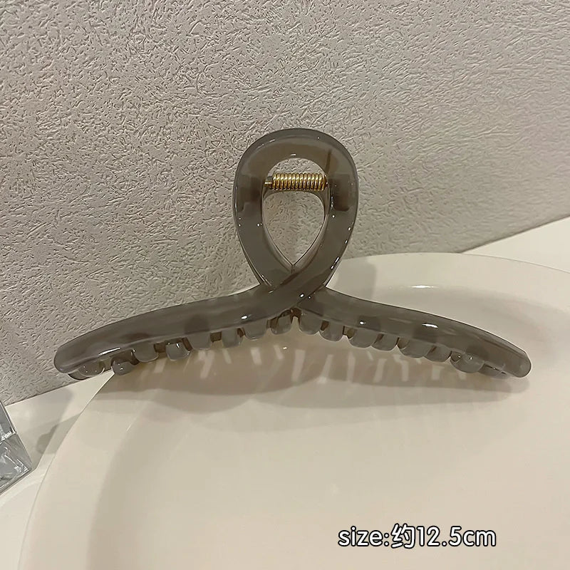Gold S-Shaped Metal Hair Claw
