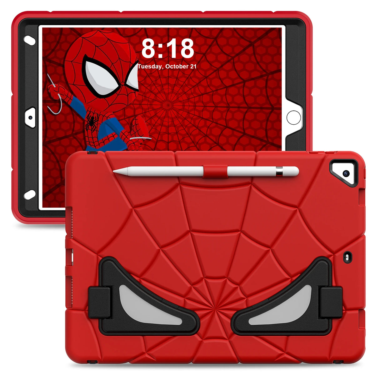 Rugged Shockproof iPad Case with Stand