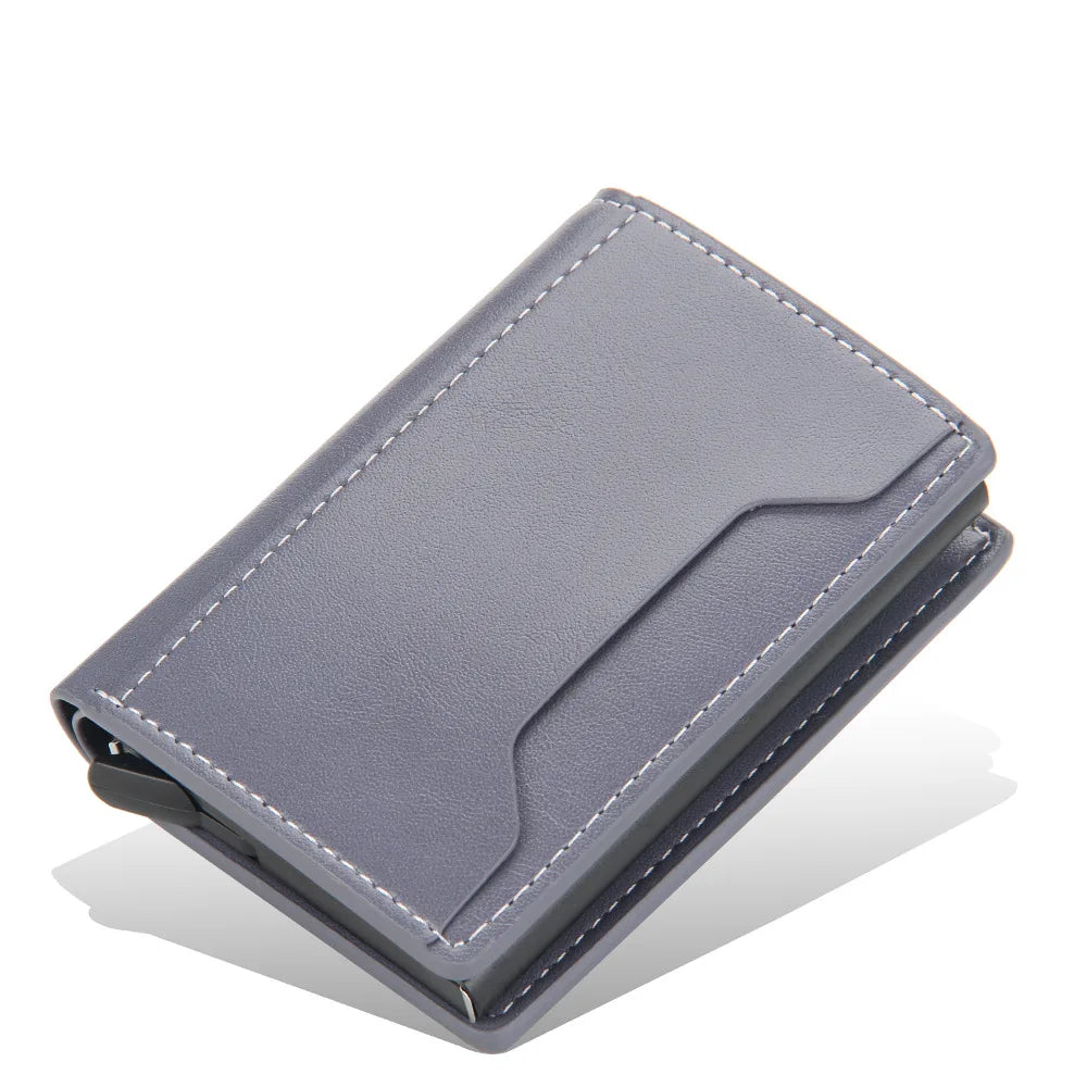 Carbon Fiber Mini RFID Blocking Wallet for Men