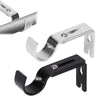 Adjustable Wall-Mounted Curtain Rod Brackets (Set of 2)