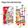 DIY Marble Run Building Blocks Set