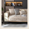 Luxury Chenille Sofa Cover with Anti-Slip Backing