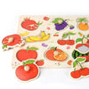 Wooden Alphabet Puzzle Board for Toddlers