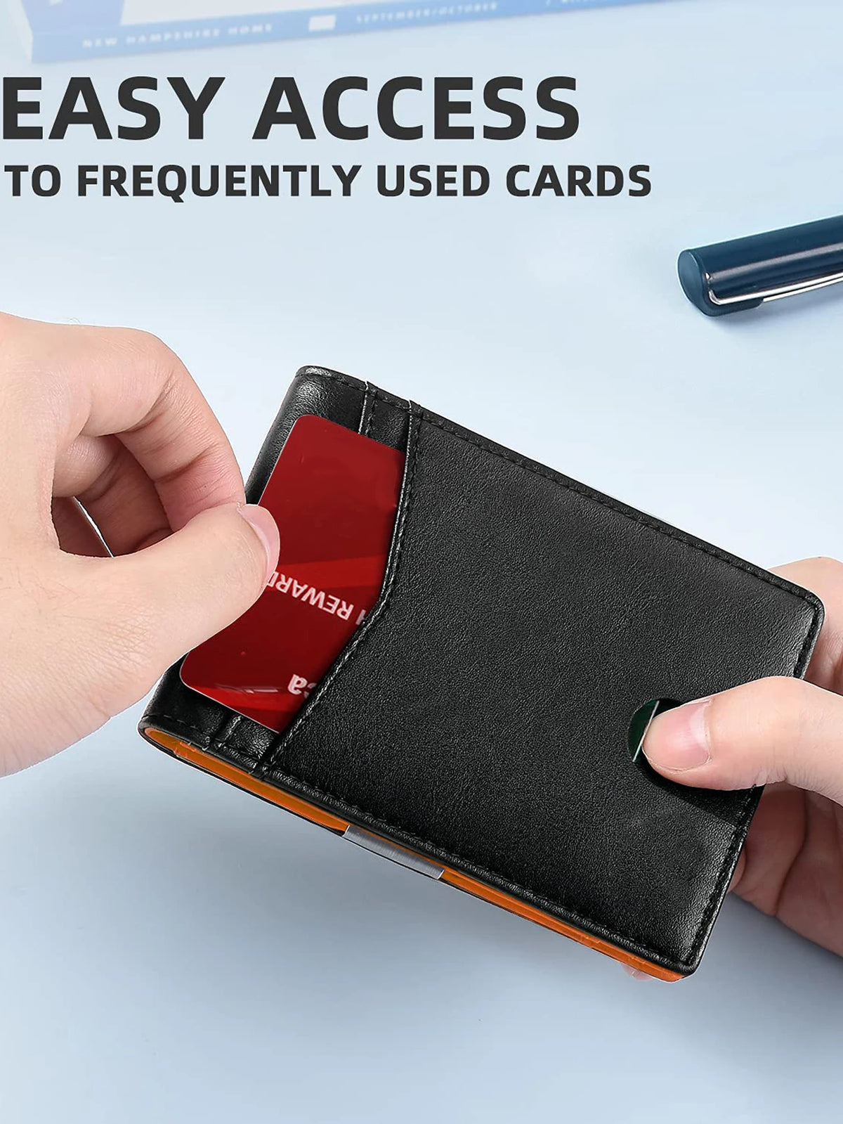 Slim RFID-Blocking Front Pocket Wallet