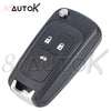 Replacement Car Key Shell Case for Buick, Chevrolet, and Opel