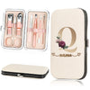 Portable Stainless Steel Manicure & Pedicure Set with Organizer Case